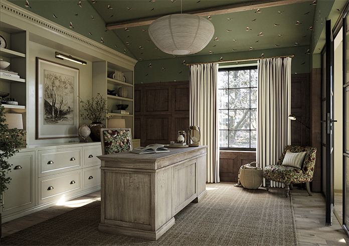 Winnies Stripe, Russet - Made to Measure Curtains - Image 7